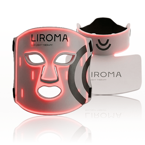 LIROMA GLOW® LED - Ljusterapi ansiktsmask med infraröd och rött ljus